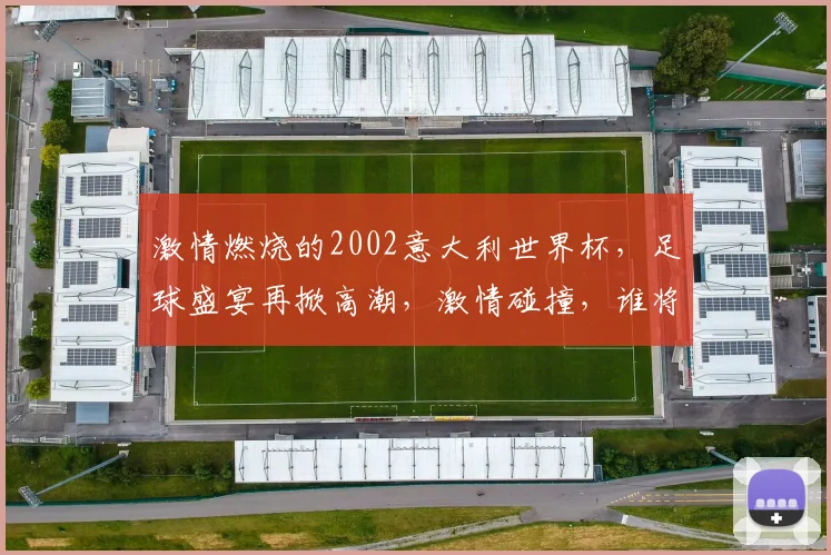 激情燃烧的2002意大利世界杯，足球盛宴再掀高潮，激情碰撞，谁将问鼎